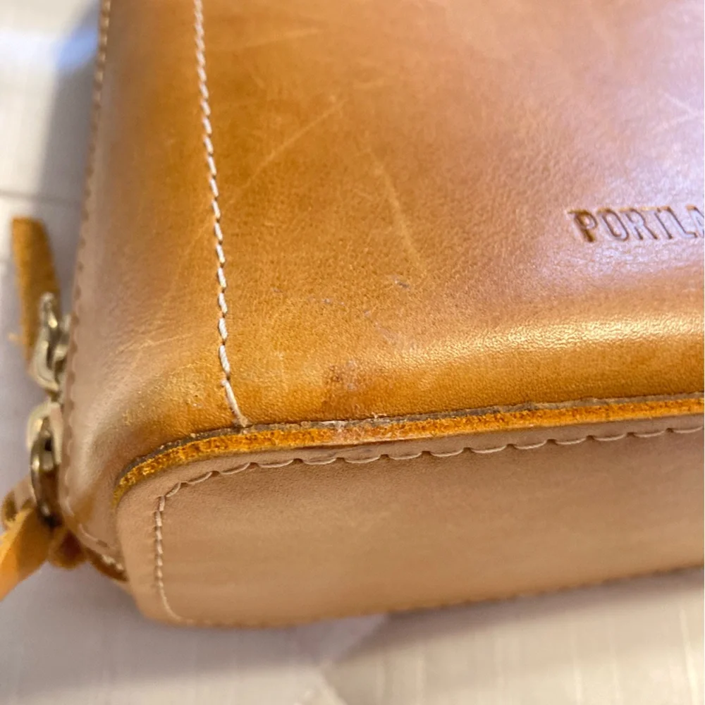 Portland Leather Petite Luna Crossbody Bag- Sunflower - Picture 8 of 8